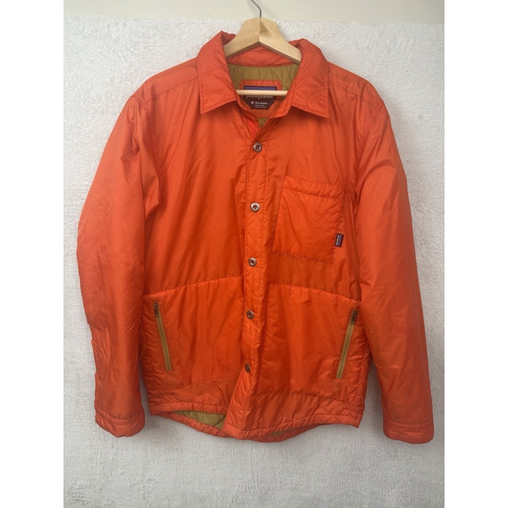 Vintage Patagonia Orange Insulated Chore Hunting Jacket Men's M Work Shacket